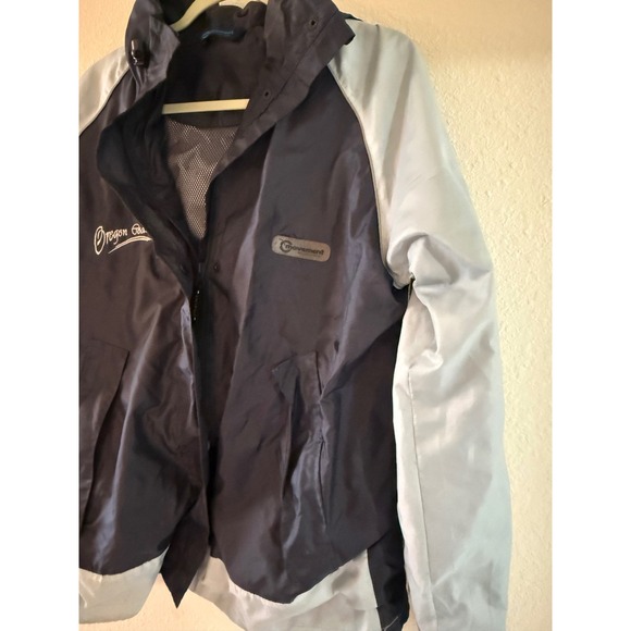 Movement Edition Oregon Coast Jacket Windbreaker Full Zip Navy Blue Outdoors - Picture 2 of 4